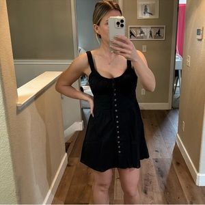 BDG Urban Outfitters little black cotton dress